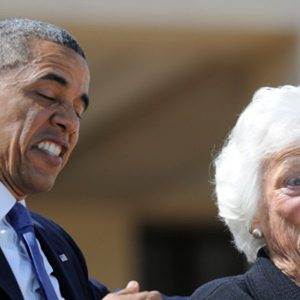 What Obama and Barbara Bush Were Talking About