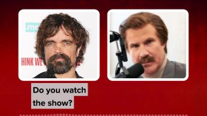 Peter Dinklage Chats to Ron Burgundy About Game of Thrones