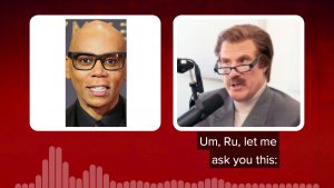 RuPaul Talks Make-Up Tips With Ron Burgundy