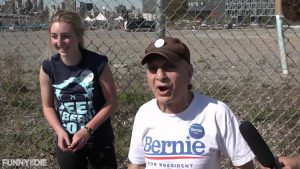 Boompole Guy: Bernie Sanders Rally