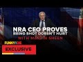 NRA CEO Proves Being Shot Doesn ‘t Hurt with Martin Sheen