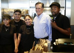 It Doesn’t Get Much Better Than This Photo of Mitt Romney at Chipotle