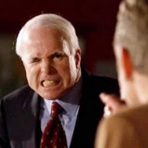 McCain Urges Crowd Not To Be Fearful Of An Obama Presidency But Terrified Shitless On Election Day
