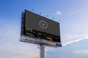 Two People Hacked A Billboard And Played Porn On It