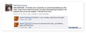 Dealing With Death on Facebook