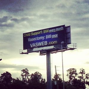 Child Support Billboard Speaks the Truth