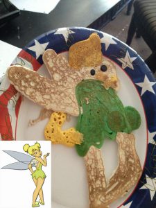 Attempt at Tinkerbell Pancakes Goes Horribly Wrong