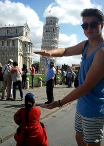 Cool Guy Does That Thing People Do at the Leaning Tower of Pisa