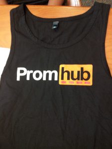 Porn Site Inspired Prom T-Shirt