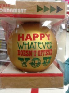 Holiday Ornament Refuses to Be Offensive