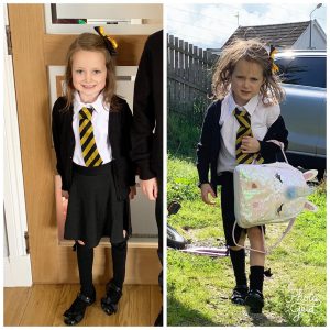 This Girl ‘s “First Day Of School ‘ Before And After Photos Are So Relatable