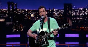Watch Adam Sandler Sing A Sweet Tribute Song To Letterman