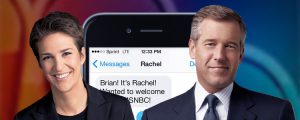 Rachel Maddow Welcomes Brian Williams To MSNBC
