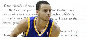 Steph Curry’s Handwritten Letter Trash Talking The Memphis Grizzlies