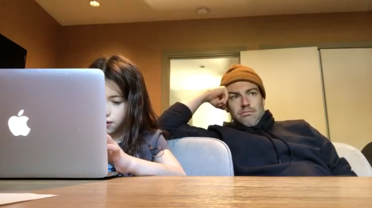 Max Greenfield Struggling To Homeschool His Daughter Is My New Favorite Saga
