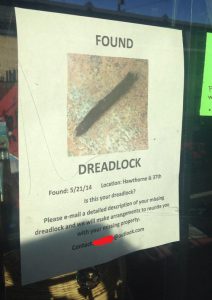 If You Lost Your Dreadlock, You’re In Luck…