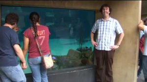 Matt Tries to Make Friends at the Aquarium