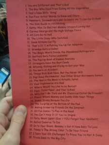 Writing Teacher Hands Out List of Children’s Books Not to Write