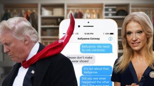 Trump Texts Kellyanne Conway To Make Sure His Ties Are Properly Scotch Taped
