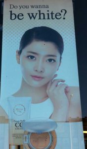 Korean Cosmetics Ad Asks an Unfortunate Question